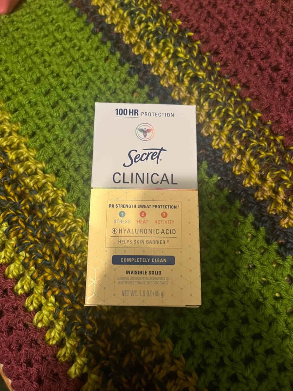 Clinical Completely Clean Invisible Solid Antiperspirant Deodorant - White